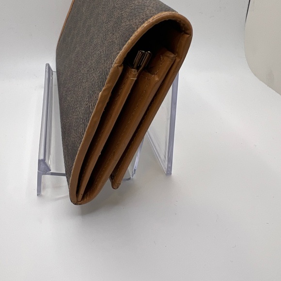 Celine Macadam Long Brown Wallet - Picture 2 of 10